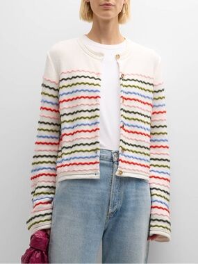 La Ligne | Rick Rack Wave Cardigan